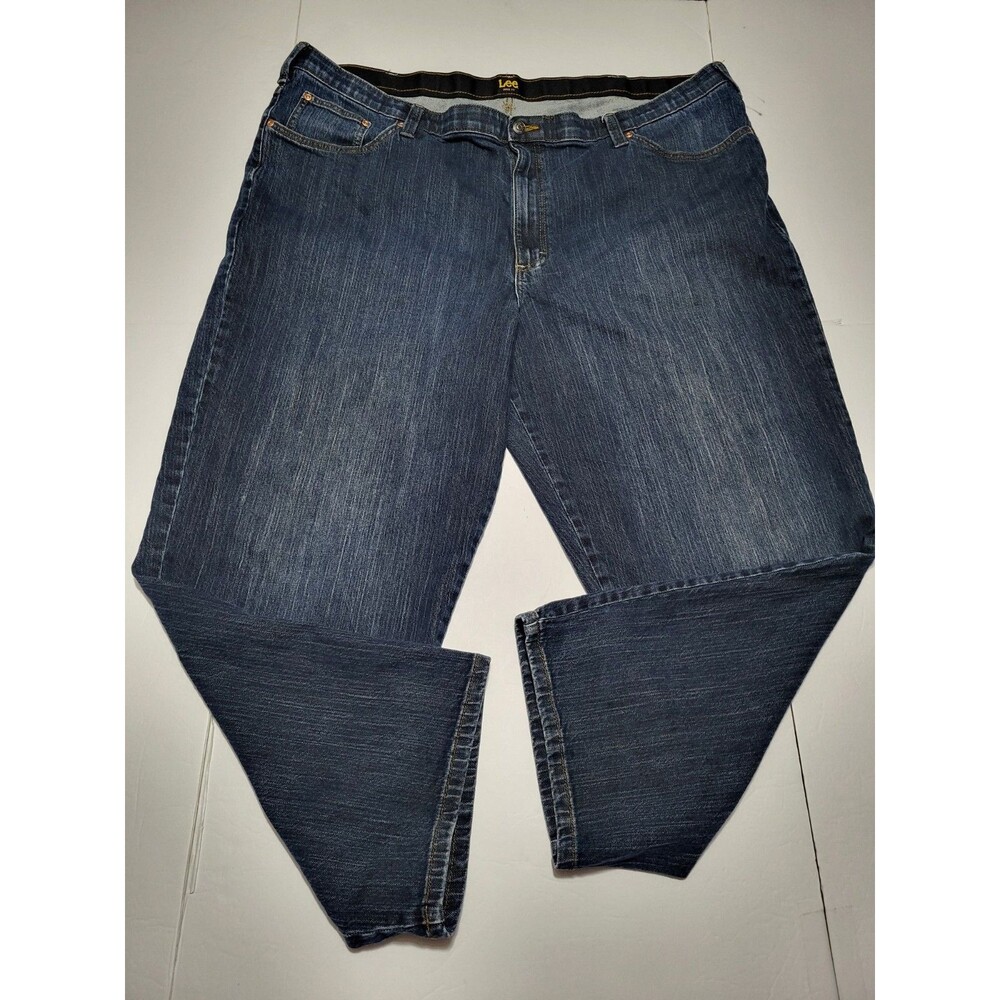 Lee Custom Waist Loose fit jeans Sz 48 x 32 Blue
